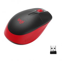 LOGITECH MOUSE M190 WIRELESS RED