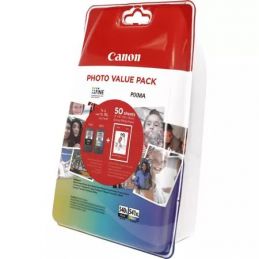 CANON VALUE PACK PG-540L CL541XL 50FG CARTA 10X15